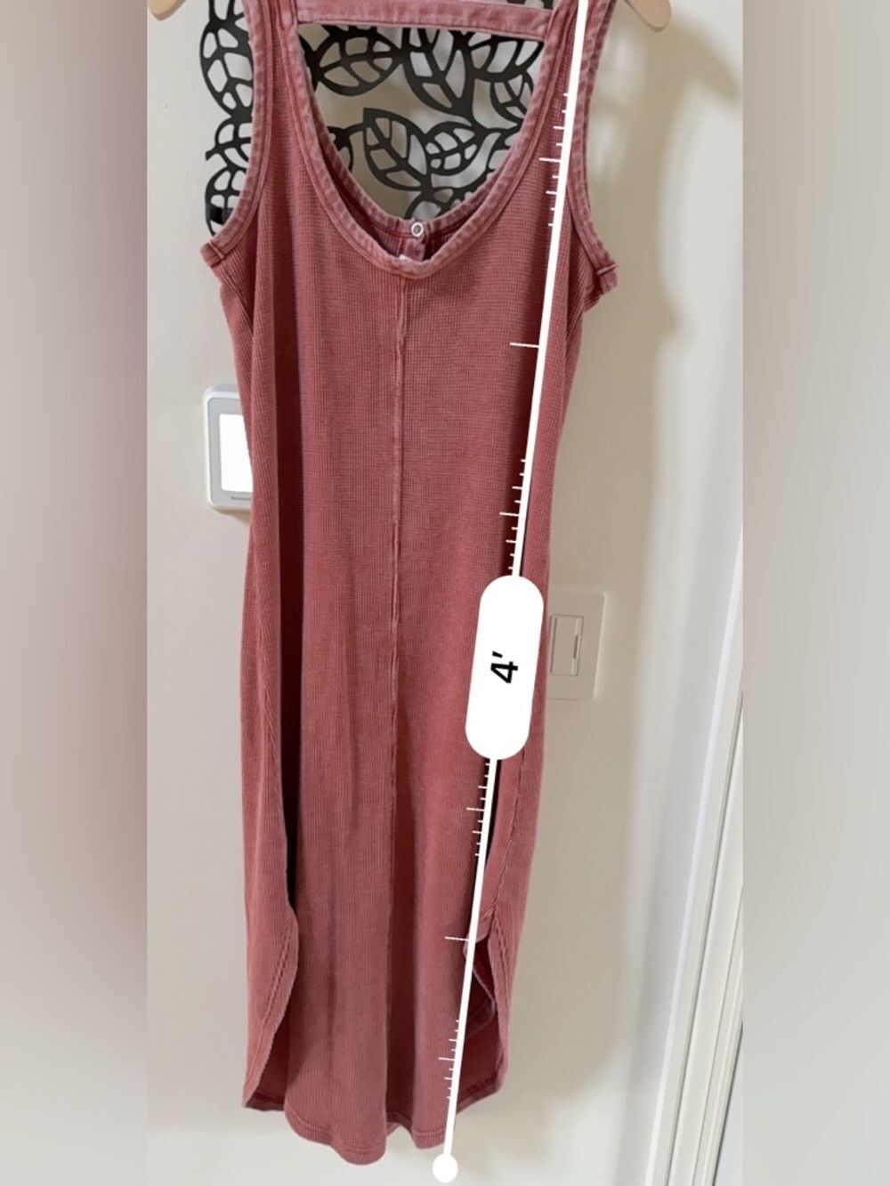 Anthropologie Daily Practice Waffle Knit Snap-Down Midi Dress M NWOT - Picture 7 of 12